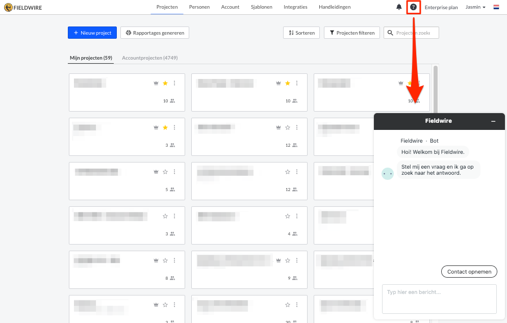 Hoe contact op te nemen met Fieldwiresupport Hulpcentrum