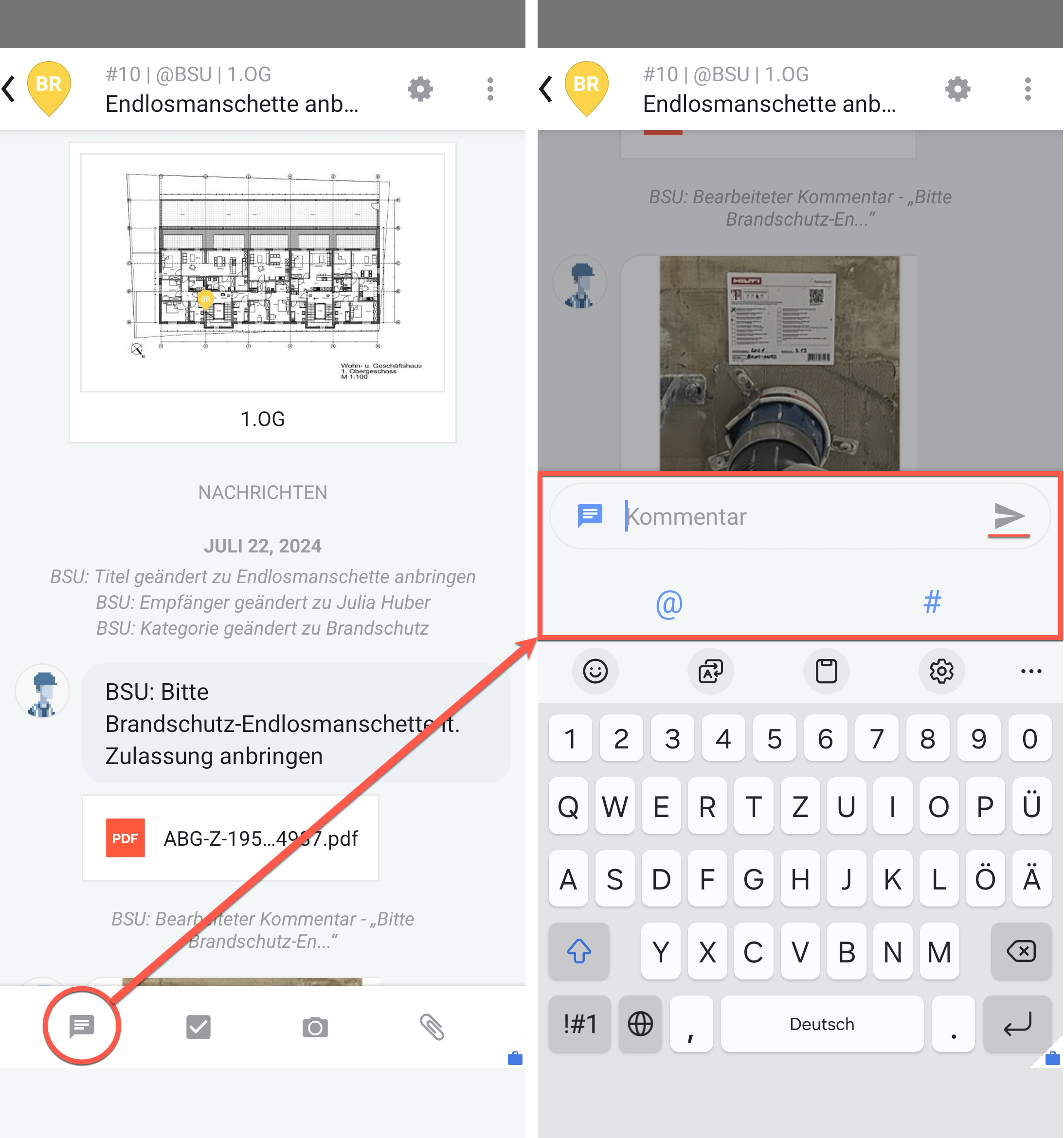 2024-08-06_Aufgaben Attribute_Hinzufügen von Verantwortlichen, Hashtags und Checklistenpunkten_Android.png