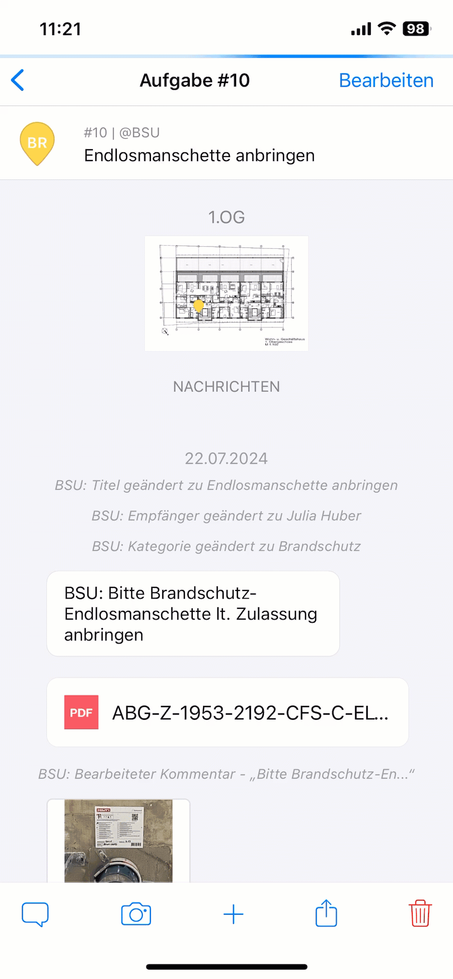 2024-08-06_bestehendes Foto hinzufügen_iOS.gif