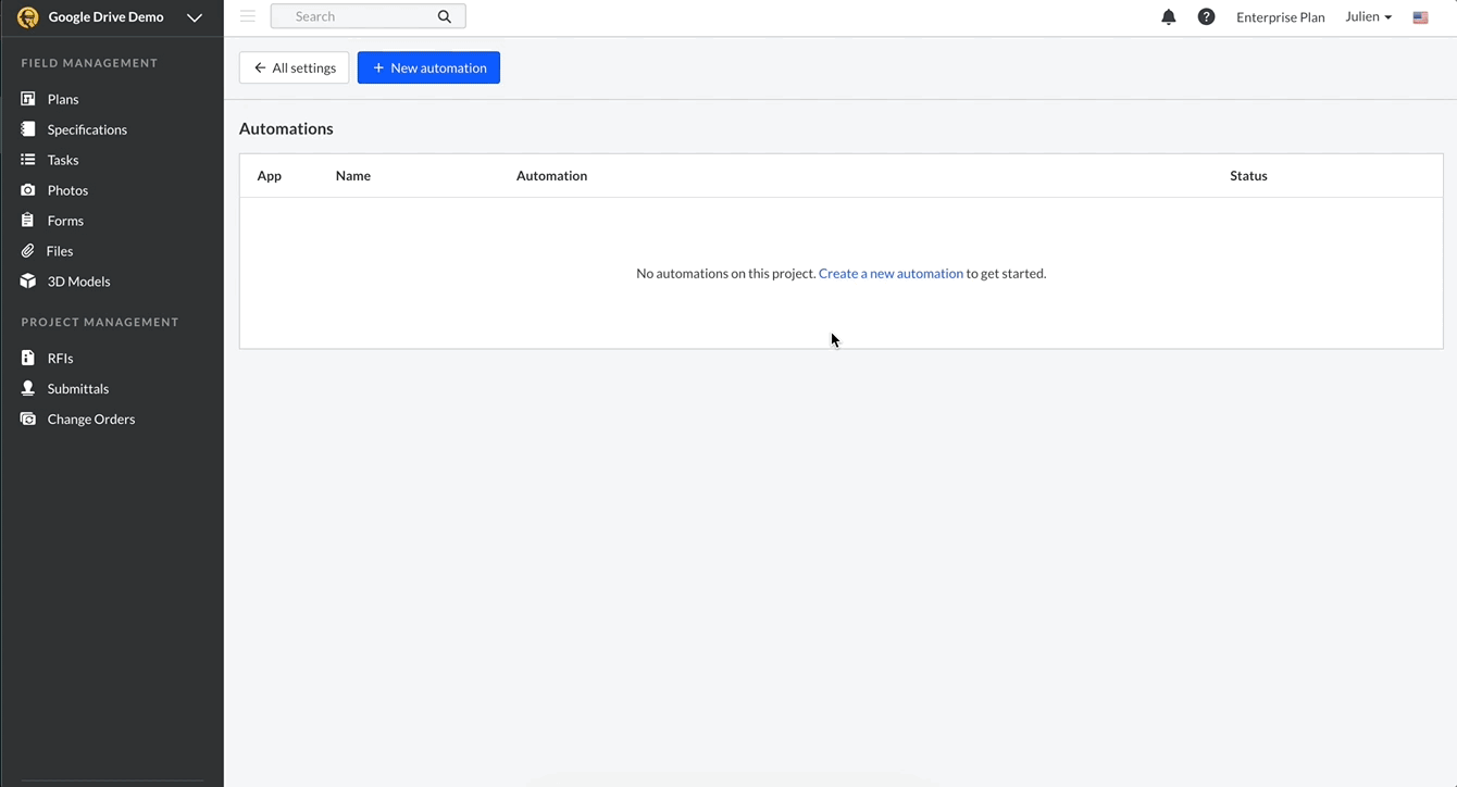 Setting up automation with GDrive Part 1.gif