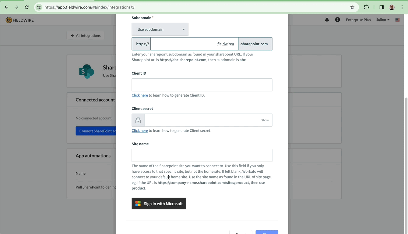 Connecting to sharepoint part 3.gif