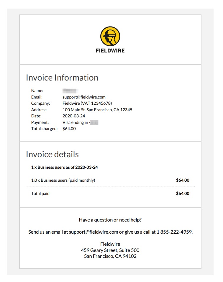 Vat Receipt Template