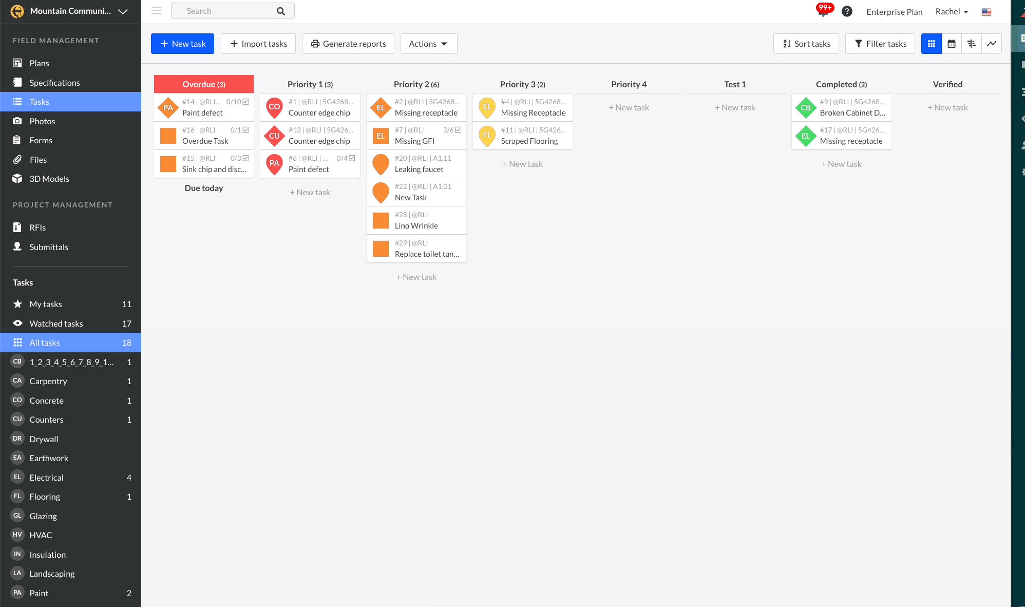 Task Position Example